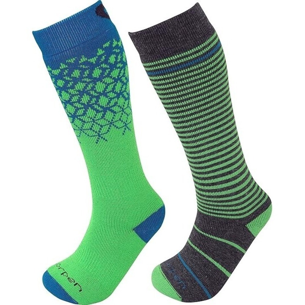Lorpen Unisex Youth Size XS - T2 Kids Merino Ski Socks-2 Pack
